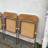 6 plia chairs by Giancarlo Piretti, Castelli circa 1967