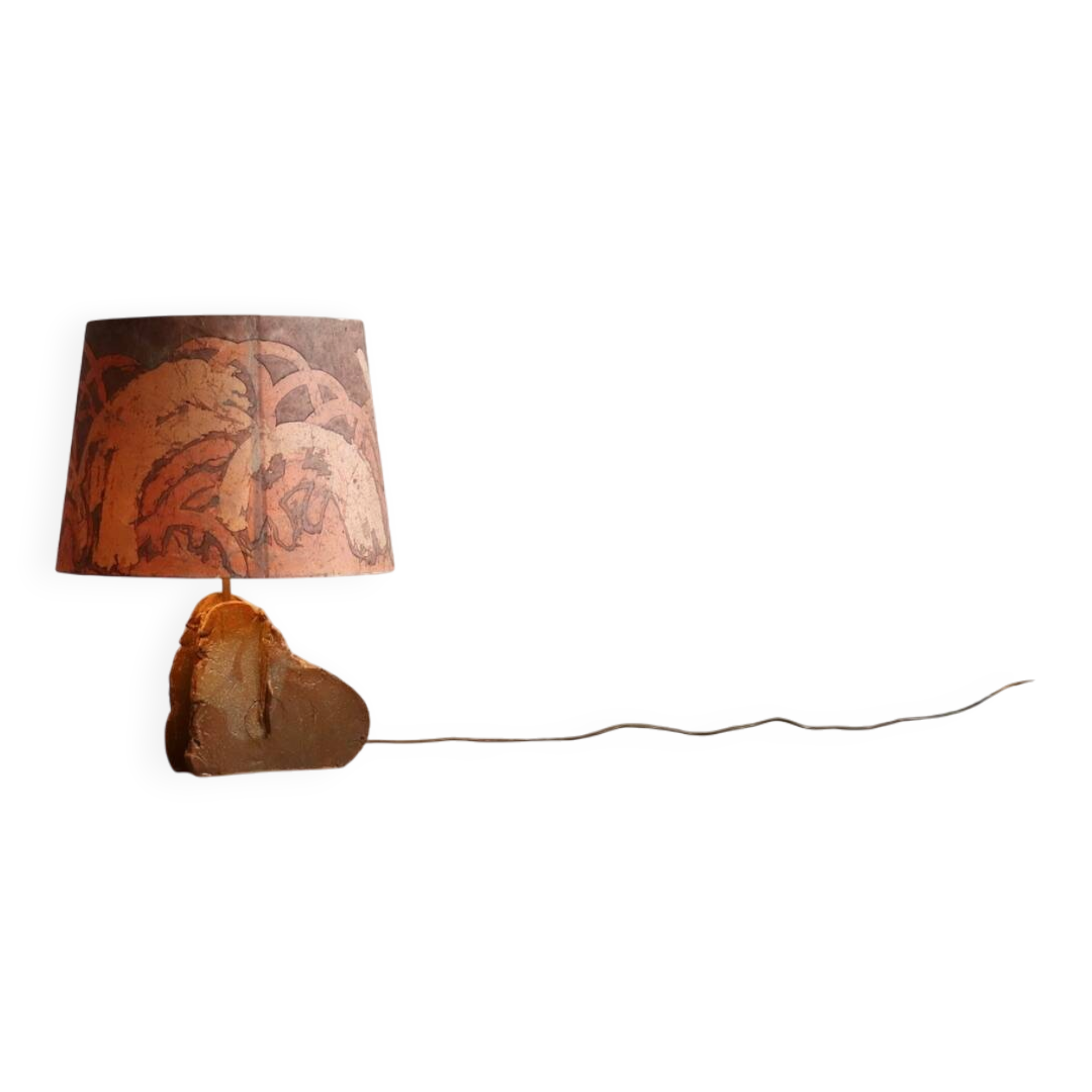 Vintage Marianne Koplin ceramic table lamp, Germany 1970s