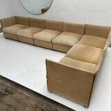 Large "Landeau" Modular Sofa by Mario Bellini for Cassina, 1970's