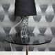 Vintage twisted crystal lamp base signed BACCARAT – 20th century