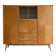 Vintage 1950s wooden secretary cabinet