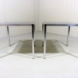 Set of 2 granite side tables, 1970-80’s
