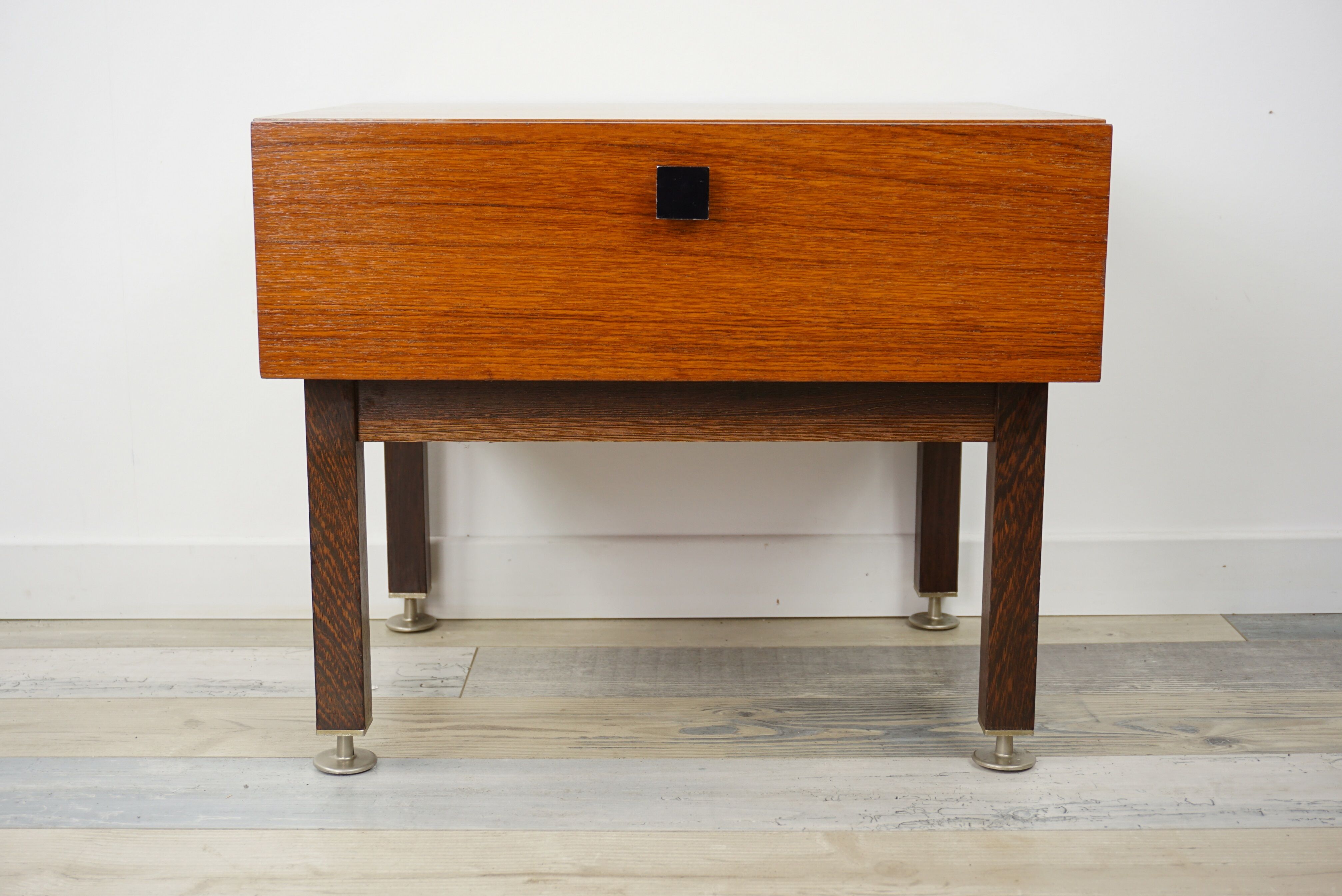 Teak night table 50s - 60s by CombinEurop