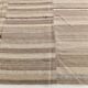 Large Brown Beige Turkish Kilim Rug, 313x374Cm