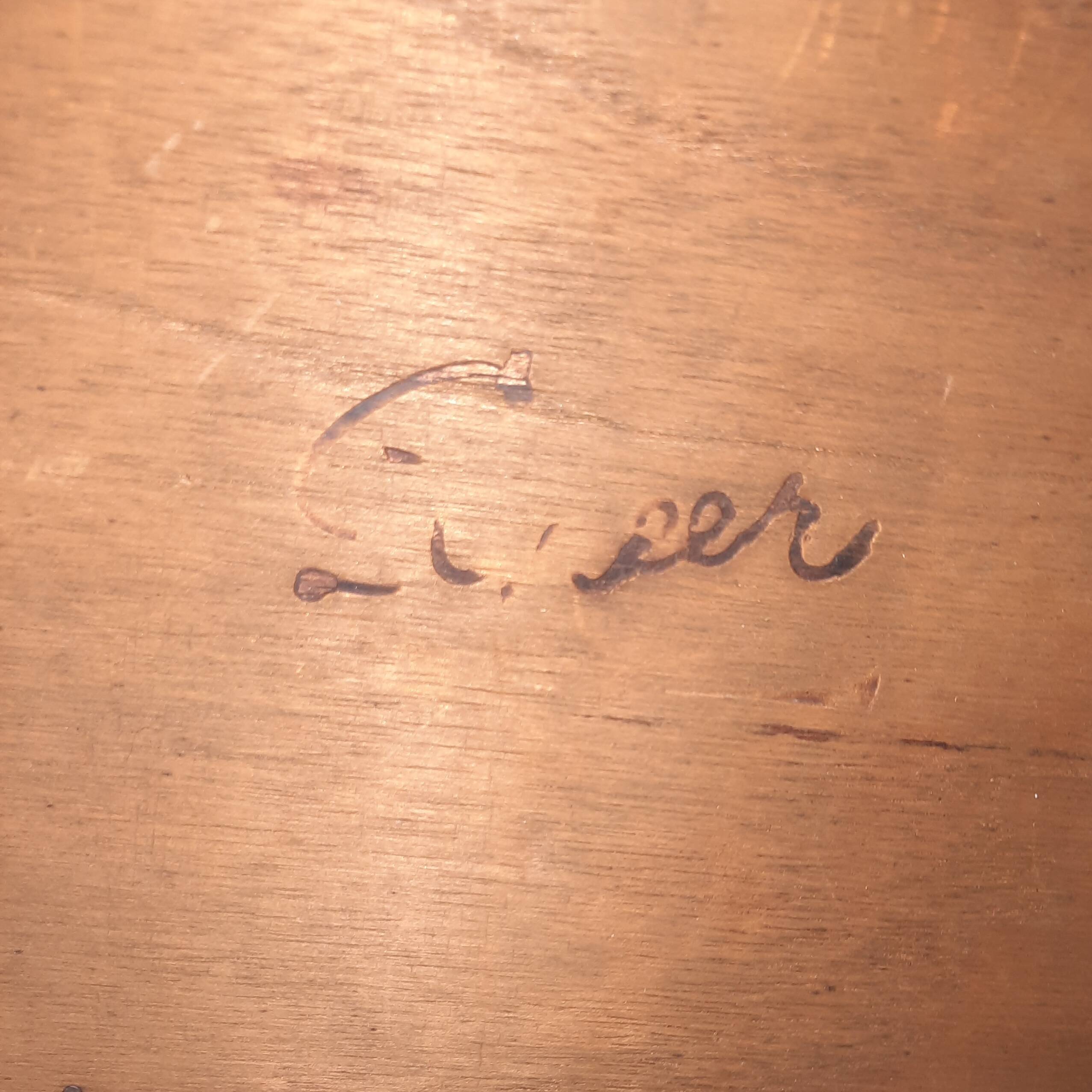 English pedestal table