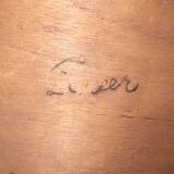 English pedestal table