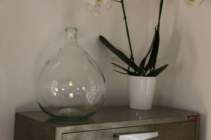 Transparent demijohn 10L