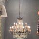Italian crystal chandelier, 1940s