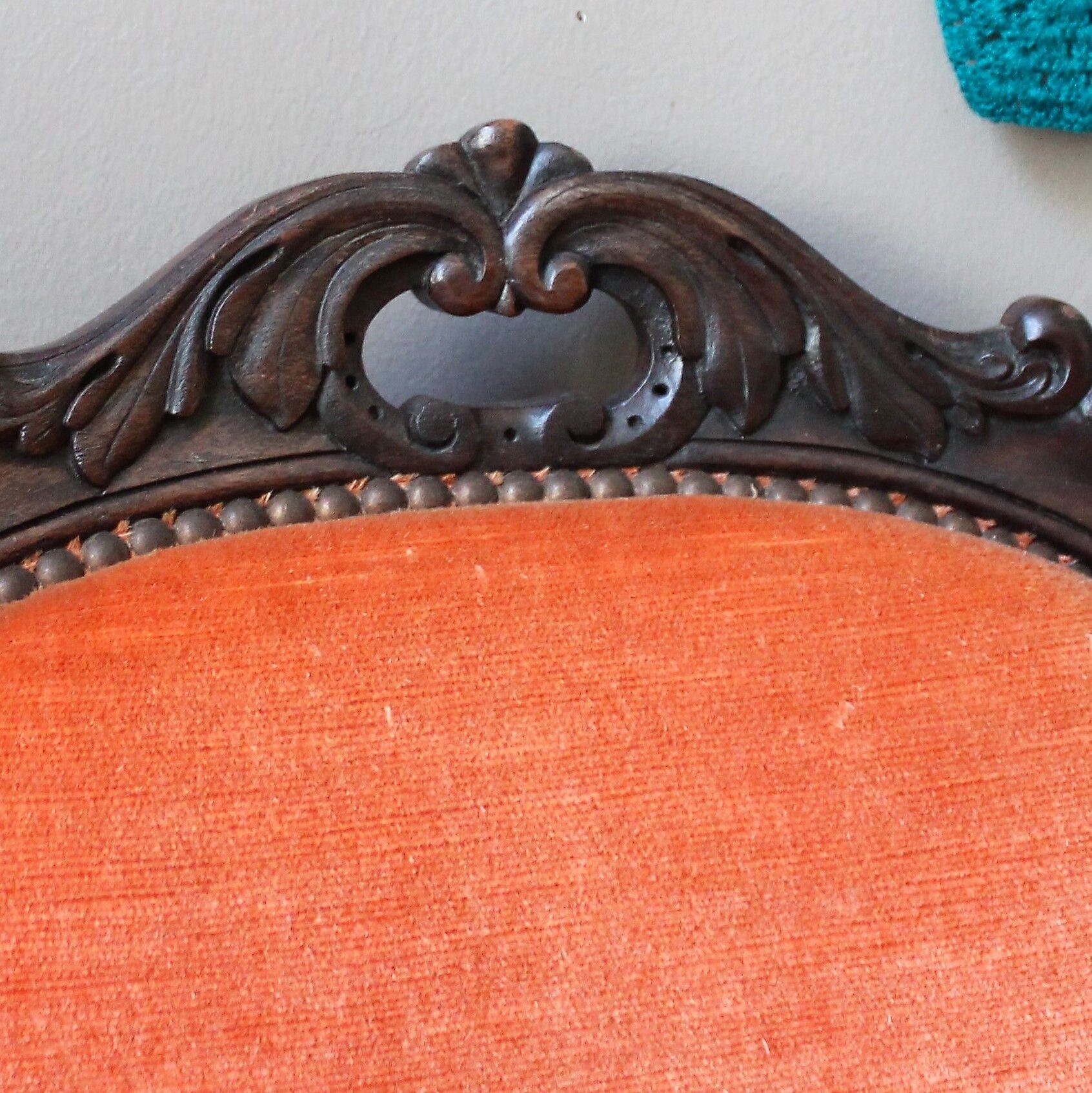 Louis XV style chair rockuro blazed velvet