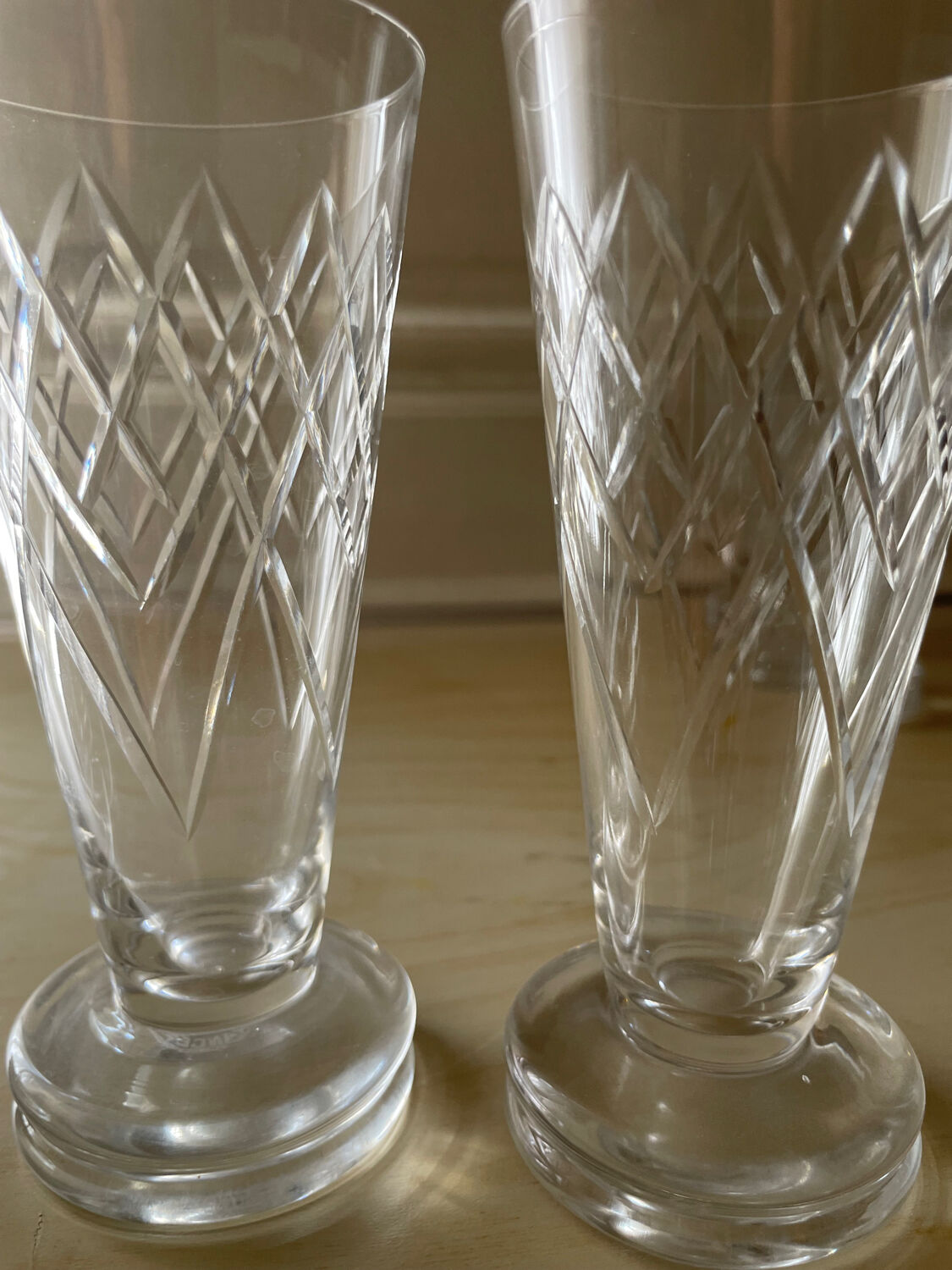 Argental Saint Louis crystal glasses