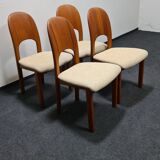 Four vintage Danish design dinning chairs by Holstebro møbelfabrik a/s