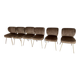 6 chairs nv gallery wayne velvet excellent condition, almost new