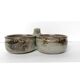 Servant condiments signed ATCH Thierry and Chantal Robert in Sandstone of Loir Poncé