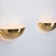 ‘‘Quarto 453’’ wall lamps by Tobia Scarpa for Flos, Italy, 1970s.