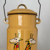 Enamelled sheet metal tea set