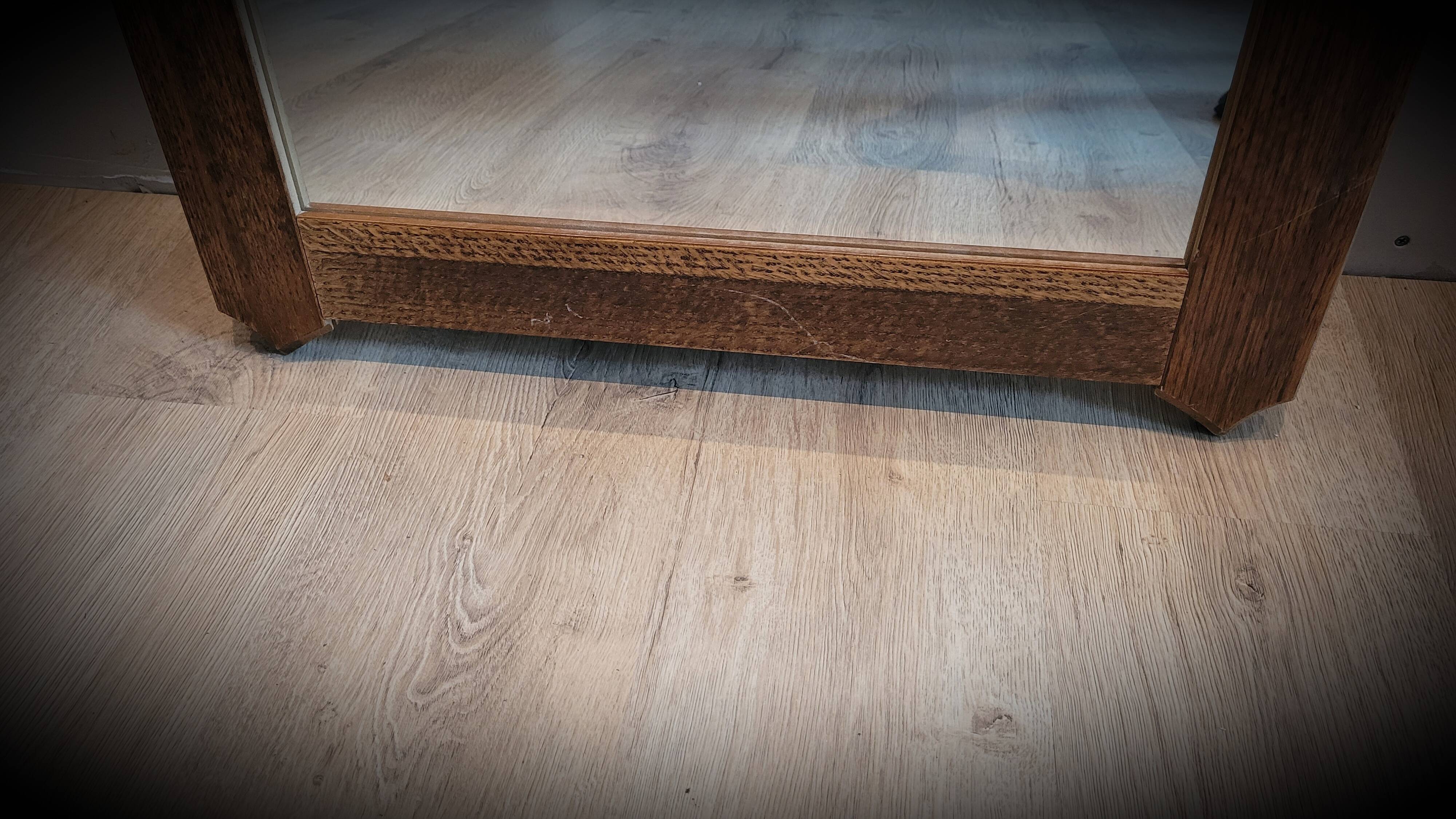 Miroir 62x88 bois sur pied