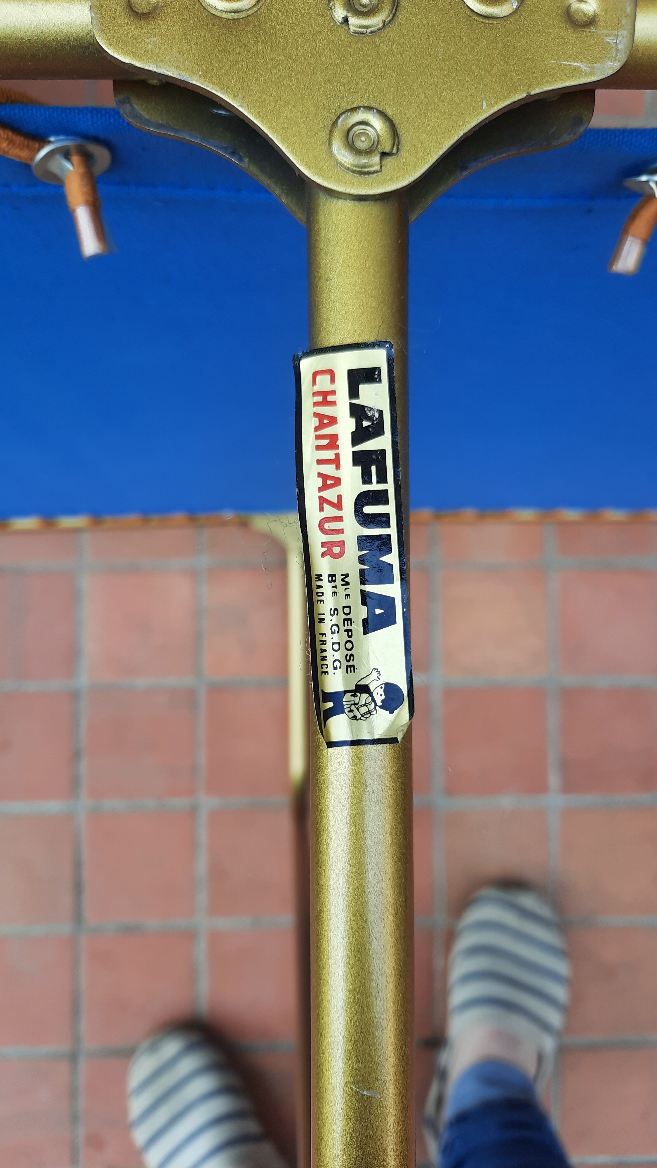 Folding sunbathing lafuma