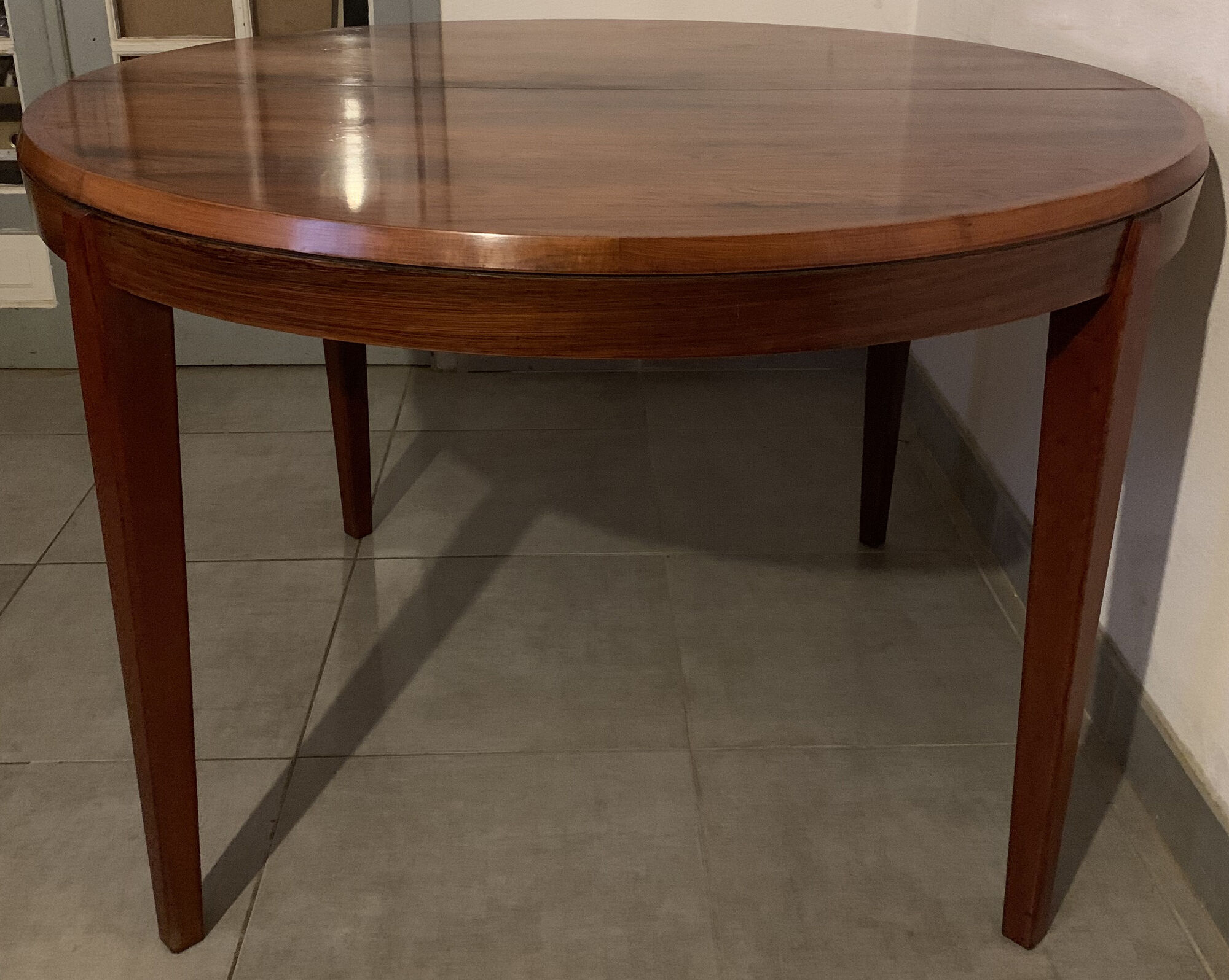 Dining table by Vestervig Eriksen Scandinavian rosewood from the 60s extendable