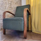Fauteuil en bois courbé