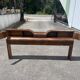 Art Deco Console Headboard in Walnut Veneer – 1930s