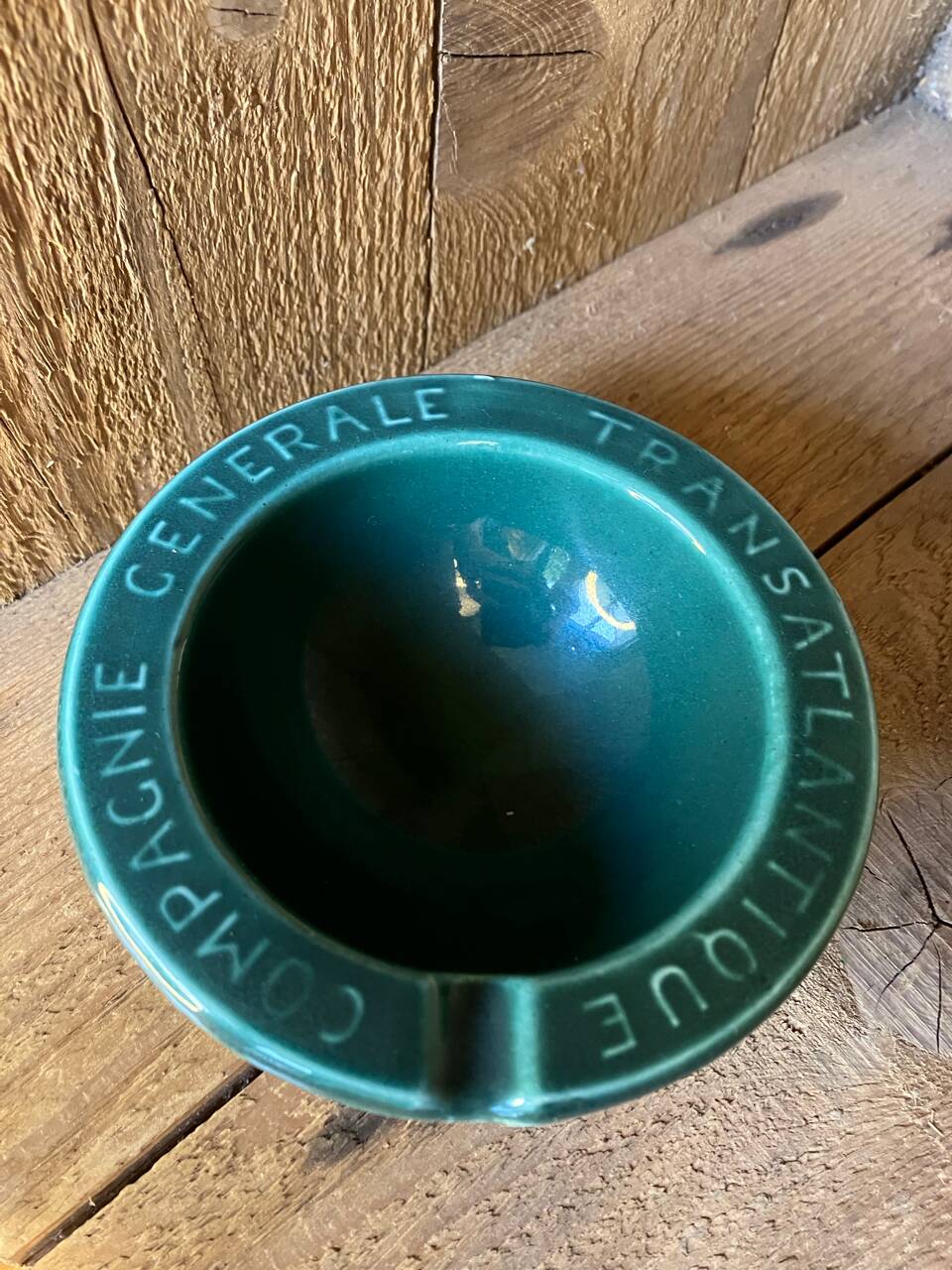 Ashtray from the Compagnie Générale Transatlantique
