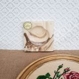 Old vintage Marbritex France marble ashtray