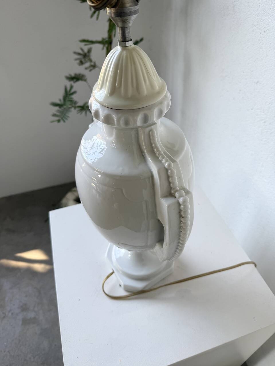 1940s ceramic lamp base