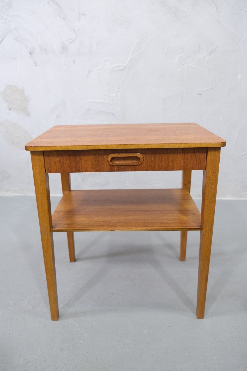 Teak Nightstand Table from Björkås Möbelfabrik. , 1960s