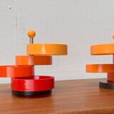 Extendable space-age pivoting bowls from the mid-century by Emsa, 1960s, set of 2.