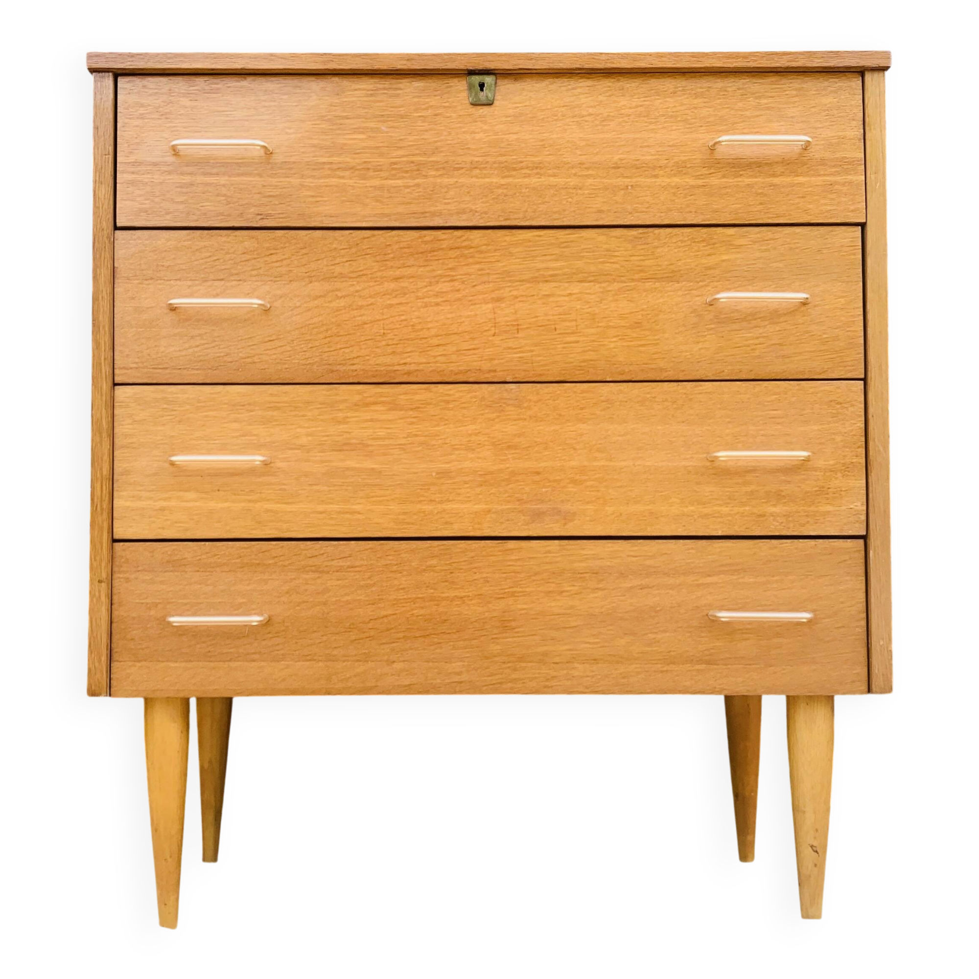 Vintage chest of drawers with 4 drawers – 1960s/70s