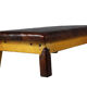 Leather gym table, 1930s