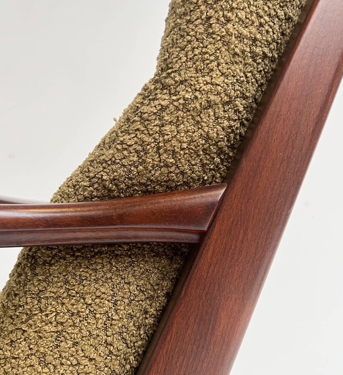 Re-upholstered Swedish arm chair bij Engens Mobelfabrik, 1970s