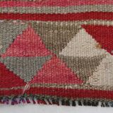 3x10 Red Pink Oriental Vintage Runner Rug, 95x317Cm