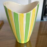 Saint Clement vase hand painted stripes