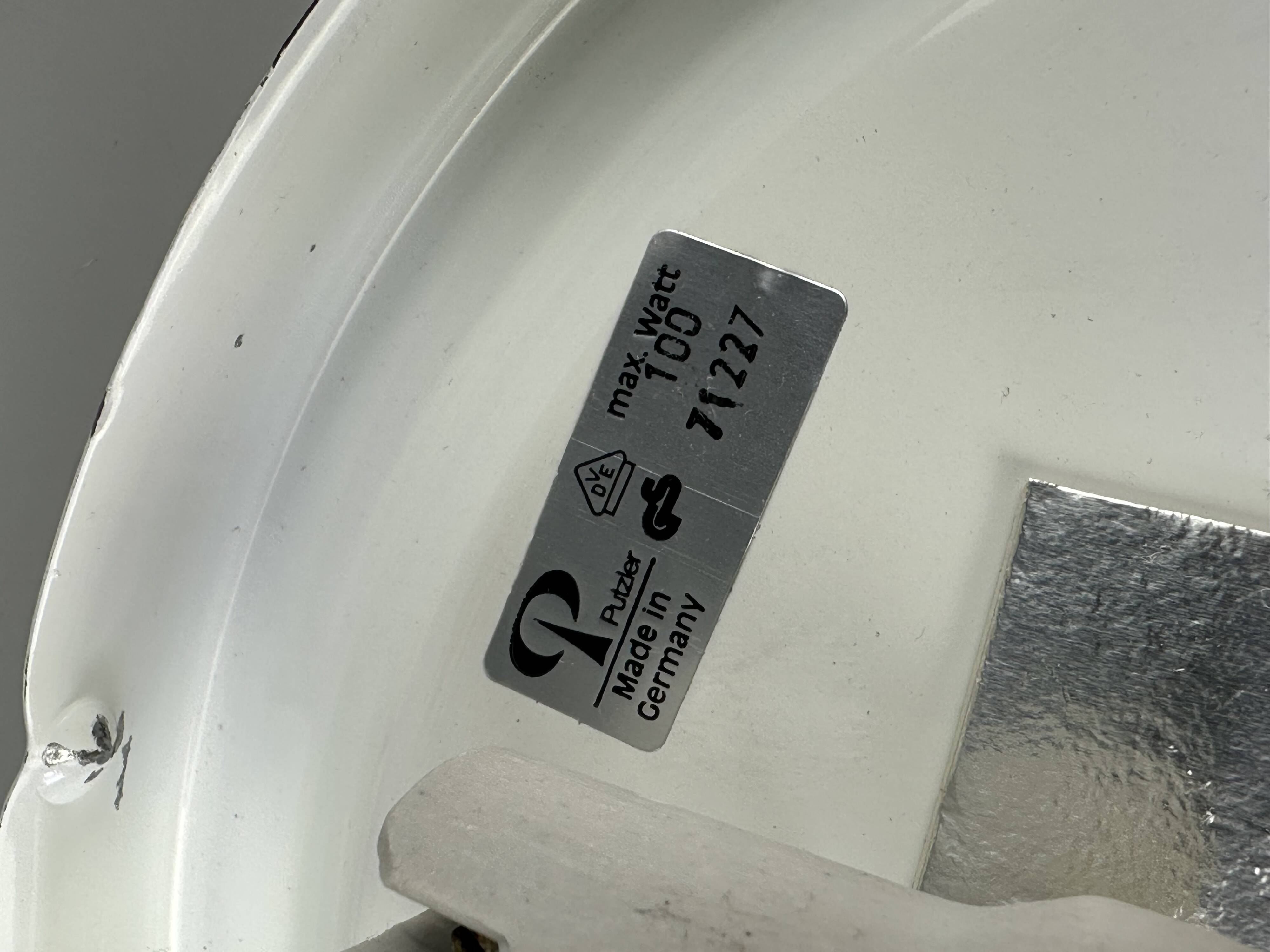 1960s/1970s Peill & Putzler Germany Ceiling Lamp, Space Age Design