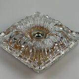 60s 70s ceiling lamp or wall lamp Germany Ice Glass Space Age Design