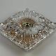 60s 70s ceiling lamp or wall lamp Germany Ice Glass Space Age Design