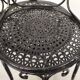 4 wrought iron garden chairs