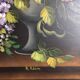 Huile sur toile tableau de fleurs