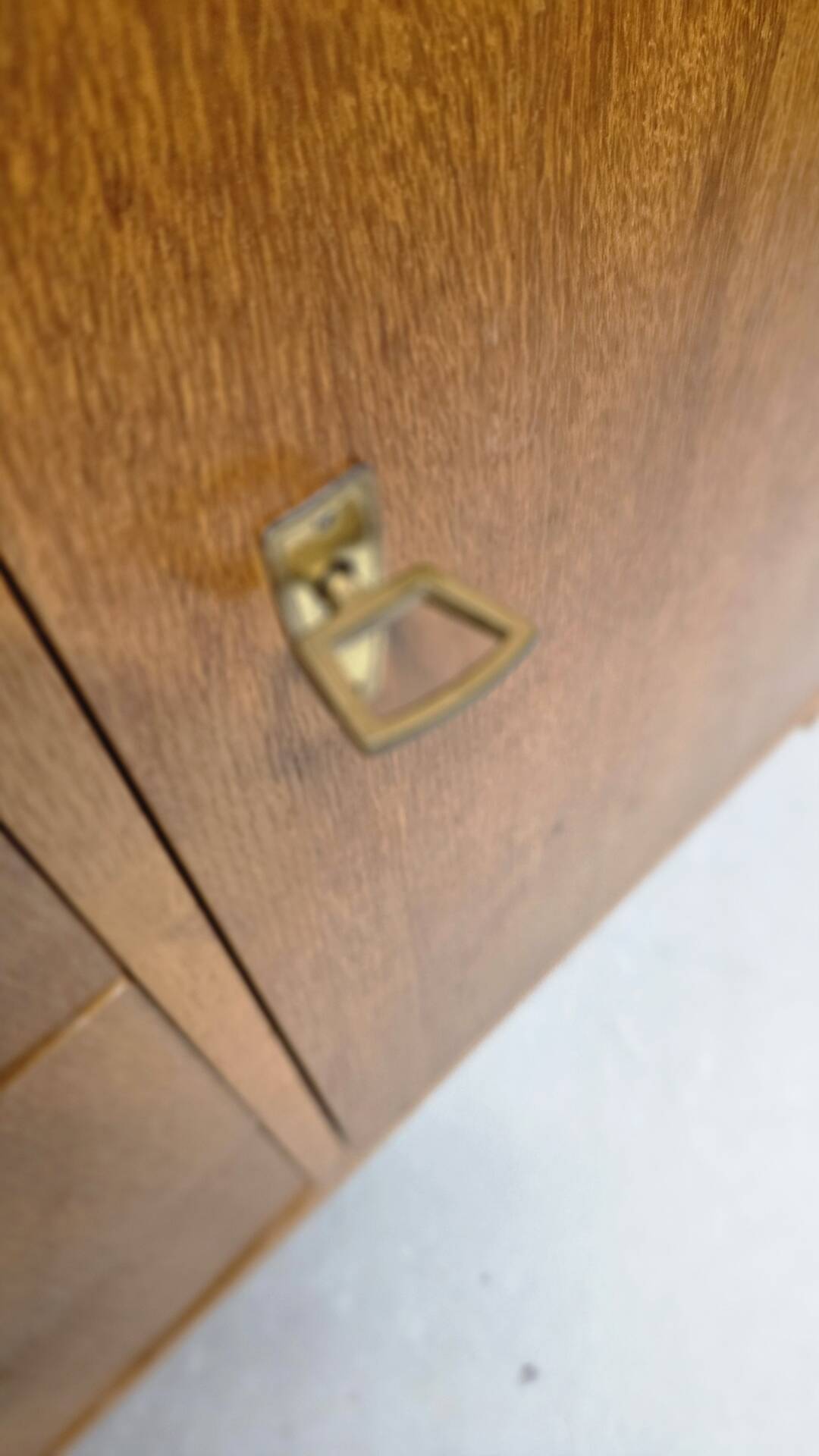 Blonde wood enfilade 1970 vintage