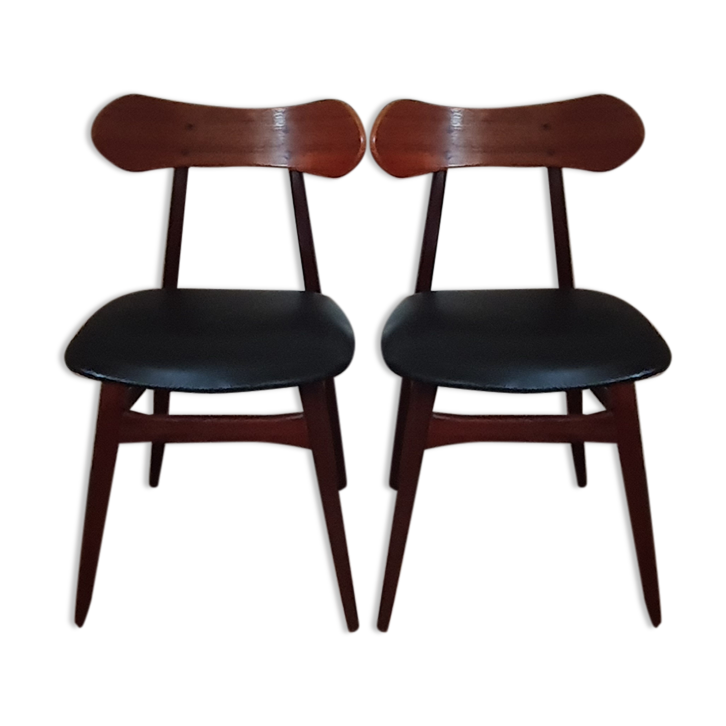 Pair of Louis Van Teeffelen chairs