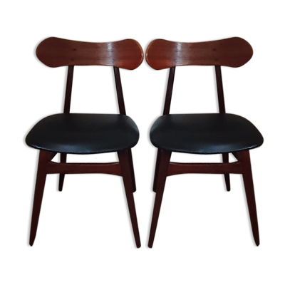 Paire de chaises Louis Van Teeffelen