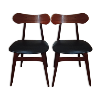 Pair of Louis Van Teeffelen chairs