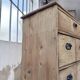 1950s pine workshop cabinet with drawers
