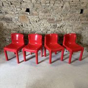 4 chaises modèle 4875 par C. Bartoli pour Kartell, 1970