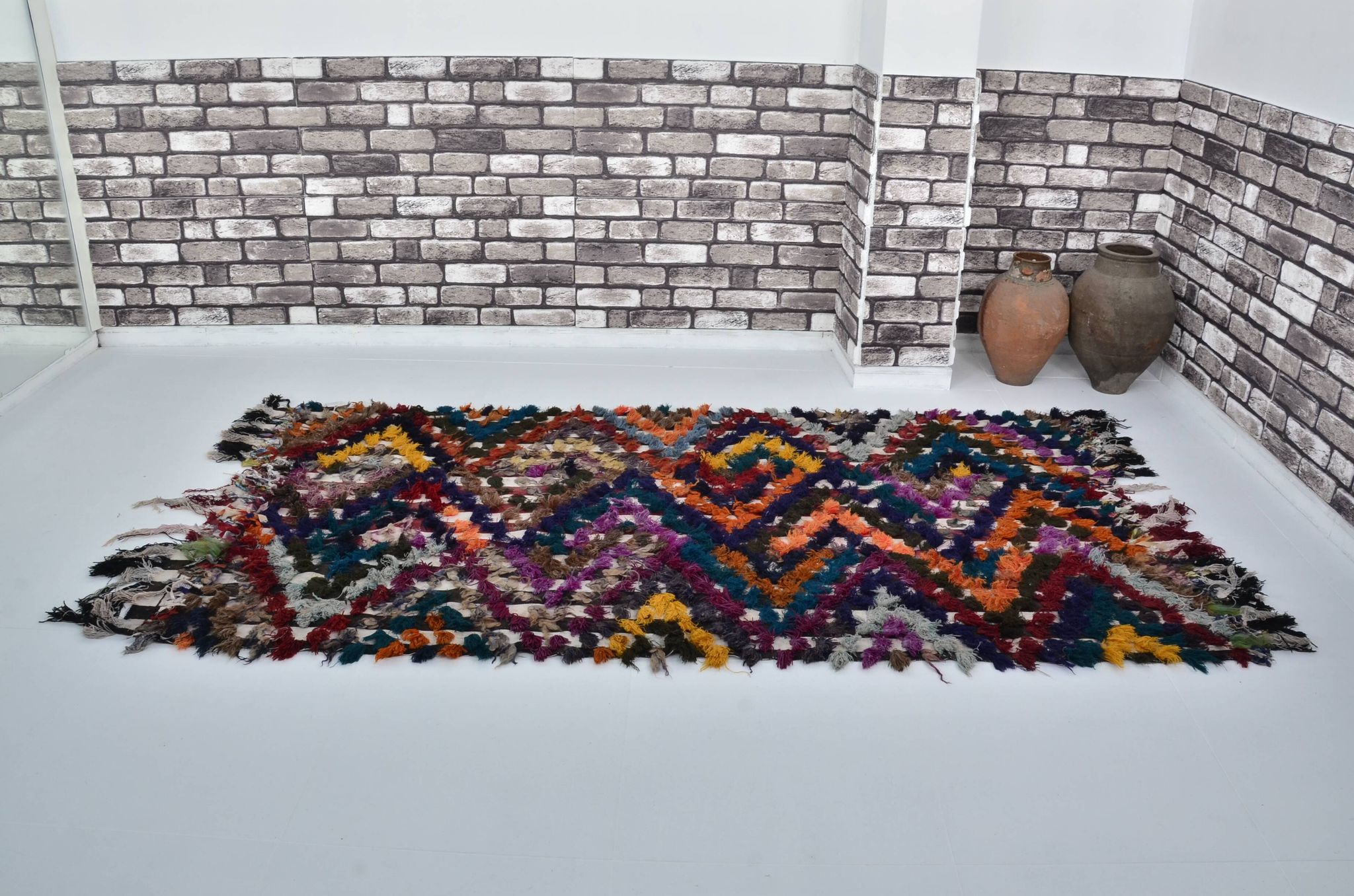Tribal Oushak Turkish Kilim sku 3079