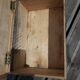 Old wooden box chest