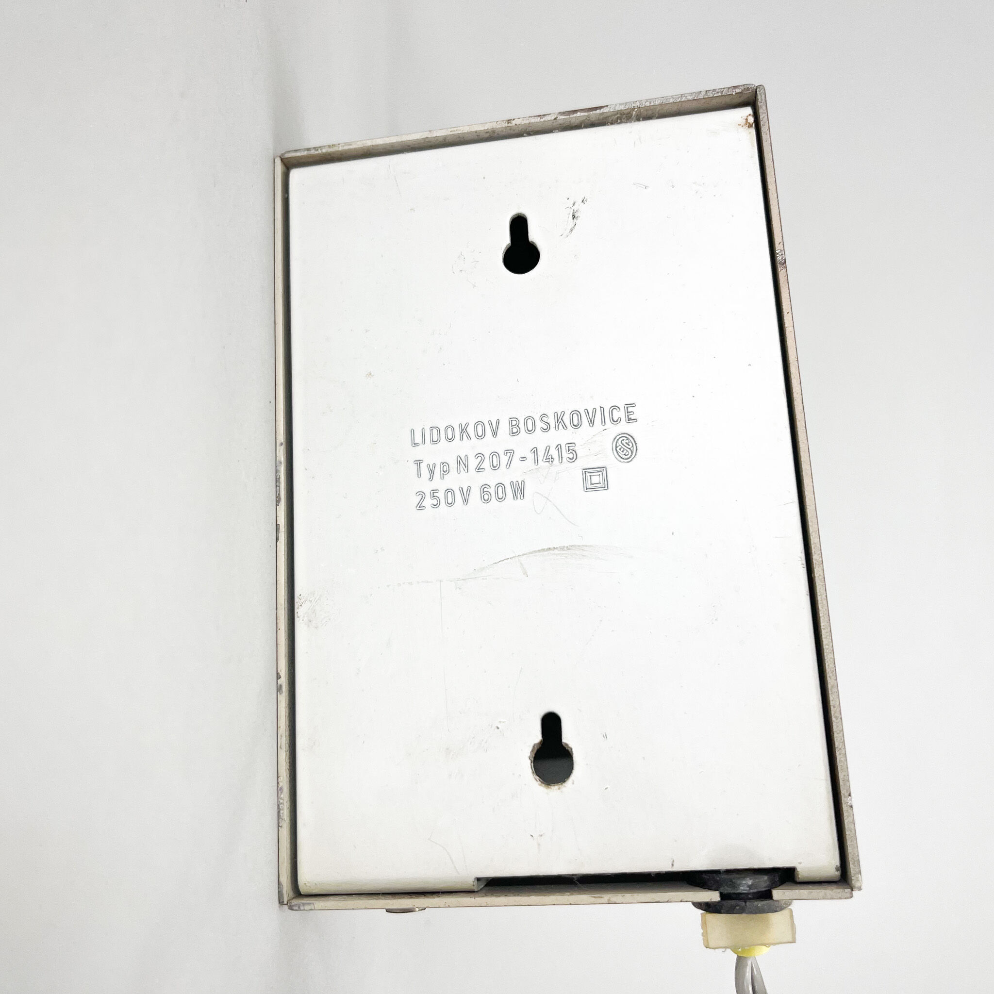 1970's Wall Lamp by Lidokov, Czechoslovakia