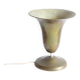 Art deco Brass Chalice Lamp, 1930s-1940s
