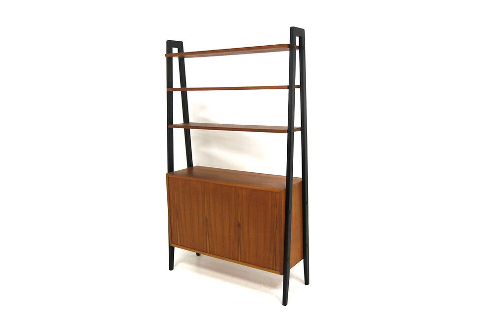 Scandinavian "Tema" teak bookcase, Möbel-Ikea, Sweden, 1960